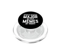 Ciencias del Deporte Major by Day Memes Noche Kinesiología Estudiante PopSockets PopGrip para MagSafe