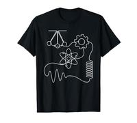 Ciencias Naturales Ingeniería Física Científico Camiseta gráfica económica