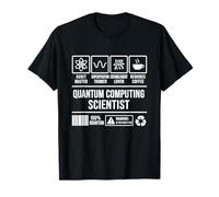 Científico Computación Cuántica Física Divertido Humor Camiseta