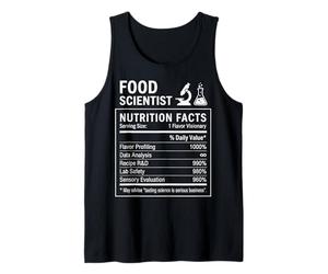 Científico de Alimentos Camiseta sin Mangas