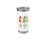 Científico de cohetes vintage | Ingeniería aeroespacial Vaso térmico de acero inoxidable de doble pared