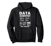 Científico de Datos Etiqueta de Advertencia Estadísticas Analíticas Humor Sudadera con Capucha