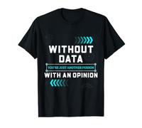 Científico de Datos Humor sin Datos Estadísticas Analítica Camiseta gráfica económica
