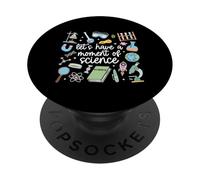 Científico Divertido Lindo Vamos a Tener un Momento de los Amantes de la Ciencia PopSockets PopGrip Adhesivo