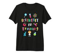 Científico en formación para niños Curiosos Estudiantes Ciencia Humo Camiseta Premium