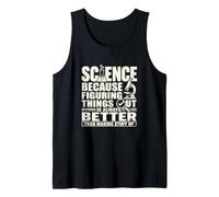 Científico Evidencia Hechos Ciencia Educación Humor Camiseta sin Mangas