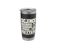 Científico Evidencia Hechos Ciencia Educación Humor Vaso térmico de acero inoxidable de doble pared