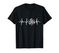 Científico Latido del corazón Física atómica Química Camiseta