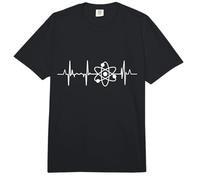 Científico Latido del corazón Física atómica Química Comfort Colors Adult Heavyweight T-Shirt