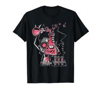 Científico Loco Laboratorio Monstruo Gótico Terror Química Enfermo Camiseta gráfica económica, Hombre, Negro, L