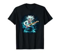 Científico mecedora con una guitarra eléctrica para un ambiente loco Camiseta