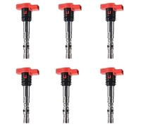 CIENUWPD 6 Bobina de Encendido para VW Crafter Jetta Bora Golf MK4 Passat B5 para Audi A4 A6 A8 2001-2005 06C 905 115 B 06C905115B
