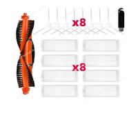 CIENUWPD Accesorios para Robot Aspirador Filtro HEPA de Repuesto Cubierta del Cepillo Principal Lateral Soporte para mopa Piezas para Xiaomi Mi Mop Pro 3C 2S(Set P)