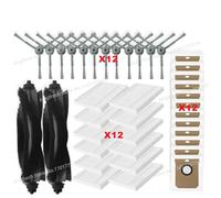 CIENUWPD Accesorios Piezas Rodillo Cepillo Lateral Filtro Bolsa para Polvo para Eufy Clean L50, L50 SES, L60, L60 SES, L60 Hybrid, G50, G50 Hybrid(Set T)