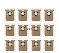 CIENUWPD Accesorios Piezas Rodillo Cepillo Lateral Filtro Bolsa para Polvo para Eufy Clean L50, L50 SES, L60, L60 SES, L60 Hybrid, G50, G50 Hybrid(12 Dust Bags)