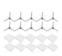 CIENUWPD Accesorios Piezas Rodillo Cepillo Lateral Filtro Bolsa para Polvo para Eufy Clean L50, L50 SES, L60, L60 SES, L60 Hybrid, G50, G50 Hybrid(Set N)