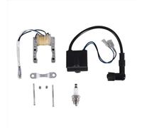 CIENUWPD Bobina de Encendido CDI del Motor, Bobina de estator Magneto, Kit de bujías, Motocicleta, Bicicleta para 2 Stroke 49Cc 50Cc 60Cc 80Cc