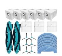 CIENUWPD Bolsa para Polvo para mopa con Filtro y Cepillo Lateral Principal para Atvel SmartGyro R80 Base para Cecotec Conga 2499 Ultra Home Titanium Advanced(Set M)