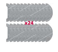 CIENUWPD Cepillo Lateral Principal Filtro HEPA Paño de fregona Bolsa para Polvo Accesorios Repuestos para Tama H14 para innos R7 para LIHHAS LH90(Set K)