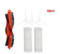 CIENUWPD Filtro HEPA para Robot Aspirador, Rodillo Principal, Cepillo Lateral, paño de fregona seco y húmedo, Piezas para Xiaomi Mi Mop Pro Viomi V2 V2 Pro V3 V-RVCLM21B SE(Set Q)