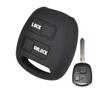 CIENUWPD Funda de Silicona para Llave de Coche con Control Remoto pour Toyota Camry Corolla Prado Landcruiser RAV4 Yaris Auris Highlander 4-Runner
