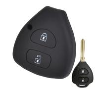 CIENUWPD Funda de Silicona para Llave de Coche con Control Remoto pour Toyota Camry Corolla Prado Landcruiser RAV4 Yaris Auris Highlander 4-Runner