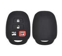CIENUWPD Funda de Silicona para Mando a Distancia de Coche de 4 Botones pour Toyota Camry Corolla RAV4 Vios Prius C Highlander 2012-2016 2017 2018