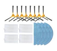 CIENUWPD Kit de Accesorios de Repuesto para aspiradoras robóticas, Cepillo Lateral Principal, Filtro, mopa y paños para AENO RC2S ARC0002S / RC3S ARC0003S(Set I)