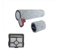 CIENUWPD Kit de Accesorios para cepillos de Rodillo de fregado de 2 Piezas, Conjunto de Cepillo de Rodillo de Pelusa segmentado para Midea X11/X11 Pro/GX7 Floor(As Shown)