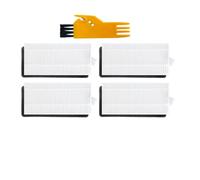 CIENUWPD Paño de fregona con Filtro HEPA y Cepillo Lateral Principal para Neatsvor X520 X500 Tesvor X500 Pro T8 M1 Ikhos Create NetBot S15 S14(4 Filters)