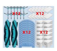 CIENUWPD Piezas Accesorios Filtro Cepillo Lateral Principal Trapeador Bolsa para Polvo para Cecotec Conga 2499 Ultra para Atvel SmartGyro R80 Base(Set Y)