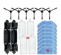 CIENUWPD Piezas Cepillo Filtro Mop para Eureka Forbes Robo LVAC Voice Pro, para Dynaking R21, LG R5, para Rowenta X-Plorer S135 S135+/ S140 S140+(Set P)