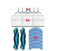 CIENUWPD Piezas Cepillo Filtro Mop para Mova E20 Plus, para Liectroux M70 Pro, para Honor Choice R3/S3 Plus,para Proscenic Q8 MAX,para Ultenic T10 Lite(Set D)