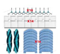 CIENUWPD Piezas Cepillo Filtro Mop para Mova E20 Plus, para Liectroux M70 Pro, para Honor Choice R3/S3 Plus,para Proscenic Q8 MAX,para Ultenic T10 Lite(Set G)