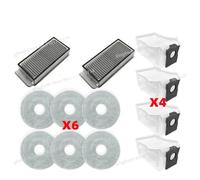 CIENUWPD Piezas Cepillo Filtro Trapeador Paño Bolsa Módulo Plateado para Dreame L40S Pro Ultra / X50s Pro Ultra / L40s Ultra, para Mova P50s Ultra(R)