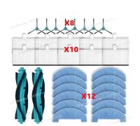 CIENUWPD Piezas Cepillo Filtro Trapeador Paño para Lubluelu L15 / L15 Plus, para BPMIO B15 / BPMIO B15 Plus para Muhler Bobby 2 / ROPO Smart Pet(Set E)