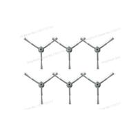 CIENUWPD Piezas Cepillo Lateral Principal Filtro Trapeador Paño para Lubluelu L20 para BPMIO B20 para HONITURE V8 Pro para Conga 7490 Ultimate X-Treme Genesis(Set C)