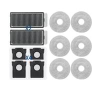 CIENUWPD Piezas Cepillo Principal Filtro Mopa Paño Bolsa para Polvo para Dreame X50 Ultra/ X50 Master/L50 Pro Ultra/L40S Pro Ultra para MOVA V50 Ultra(12PCS)