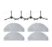 CIENUWPD Piezas de aspiradora Filtro Rodillo Principal Cepillo Lateral Paño de fregona para TP-Link Tapo RV30 MAX / RV30 MAX Plus / RV20 MAX / RV20 MAX Plus(Set A)