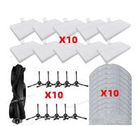 CIENUWPD Piezas de aspiradora Filtro Rodillo Principal Cepillo Lateral Paño de fregona para TP-Link Tapo RV30 MAX / RV30 MAX Plus / RV20 MAX / RV20 MAX Plus(Set M)