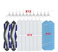 CIENUWPD Piezas de aspiradora Rodillo Cepillo Lateral Filtro HEPA Paño de fregona para Rowenta para Tefal Explorer Serie 60/RG7447, RG7455, RG7447wh(Set R)