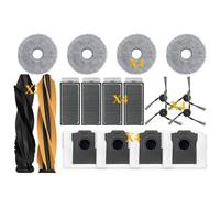 CIENUWPD Piezas de aspiradora Rodillo Principal Cepillo Lateral Filtro HEPA Paño de fregona Bolsa para Polvo para Dreame S40/X50 Ultra/L50 Ultra/S50/X50Pro(26PCS)