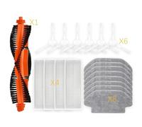 CIENUWPD Piezas de Robot Aspirador Filtro de fregona Cepillo Lateral Principal Accesorios para Xiaomi S10/S12/T12/B106GL/3C/B106CN/Mop 2S/XMSTJQR2S(19PCS)