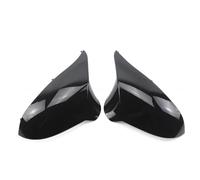 CIENUWPD Reemplazo de Cubierta de Espejo Negro Brillante,Estilo Tapas de Espejos Laterales,Solo para vehículos con Volante a la Izquierda para BMW F80 F82 F83 M3 M4 2014-2019(1 Pair Black)
