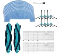 CIENUWPD Repuesto para Proscenic Q8 MAX/Q8: Cepillo Principal, Cepillo Lateral, Filtro HEPA, Almohadilla de Limpieza y Accesorios (Paquete de 27 Unidades)