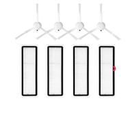 CIENUWPD Repuestos Cepillo Lateral Principal Filtro HEPA Trapo de fregona para Dreame L10 Pro / D9 MAX para Mova L600 Z500 para Trouver LDS(Set 4)