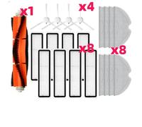 CIENUWPD Repuestos Cepillo Lateral Principal Filtro HEPA Trapo de fregona para Dreame L10 Pro / D9 MAX para Mova L600 Z500 para Trouver LDS(Set 15)