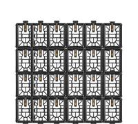 CIENUWPD Repuestos para Shark AI AV2501S AV2511AE AV2501AE: Cepillo Principal, Cepillo Lateral, filtros de Espuma y Fieltro (filtros Negros, 24 Unidades)