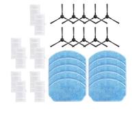 CIENUWPD Robot Aspirador, Cepillo Lateral, Filtro HEPA, mopa, paños, Trapo, Accesorios, Piezas de Repuesto, Kit de Repuesto para Haier TL30U1 / Uoni S2(Set H)