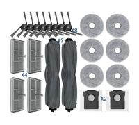 CIENUWPD Rodillo Principal, Cepillo Tricut, Filtro, trapeador, paño, Bolsa para Polvo para Dreame X40 Ultra / L40 Ultra, para MOVA P50 Pro Ultra /P10 Pro Ultra(22PCS)
